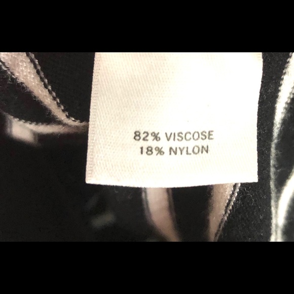 Halogen, Cardigan Size M Striped Black & White Button Up - Picture 8 of 8